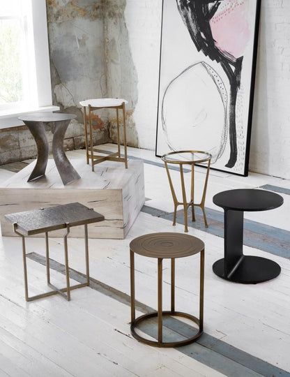 Four Hands - Adair Side Table - Raw Brass - IMAR-68A veiw 6