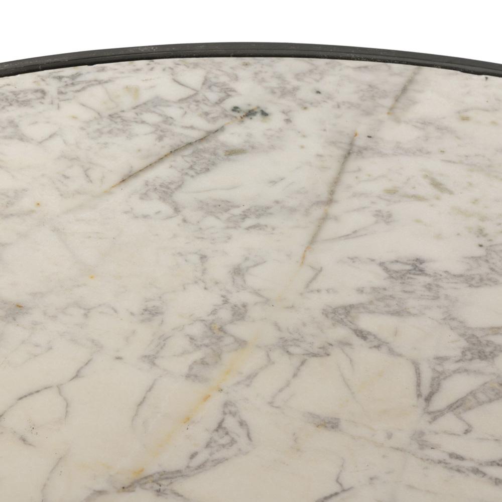 Four Hands - Marlow - Balboa Outdoor Dining Table - Veined White Marble - 245202-001 veiw 7