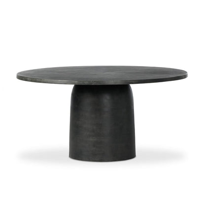 Four Hands - Marlow - Basil Outdoor Dining Table 60in - Aged Grey - 242427-001 veiw 1
