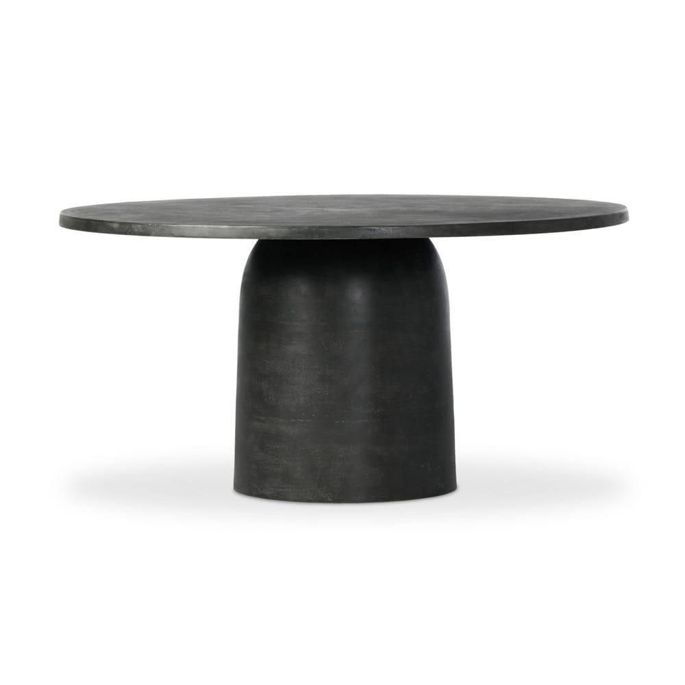 Four Hands - Marlow - Basil Outdoor Dining Table 60in - Aged Grey - 242427-001 veiw 3