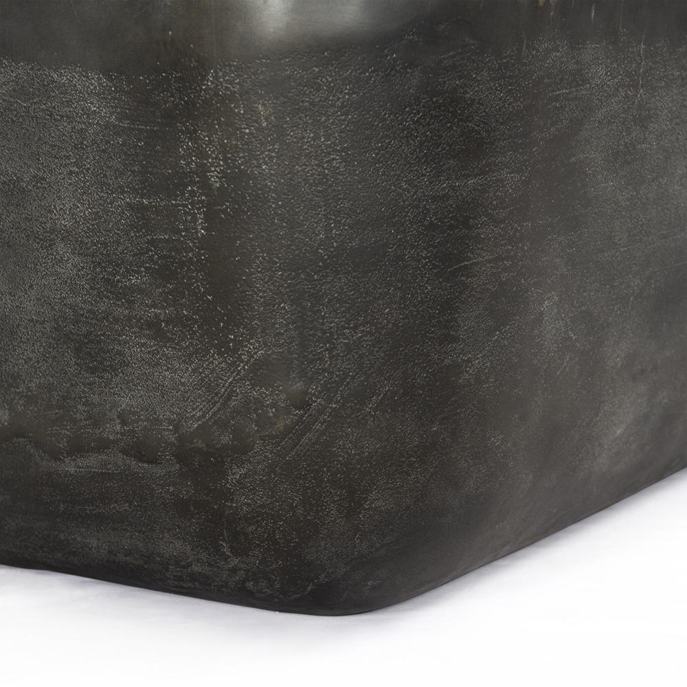 Four Hands - Marlow - Basil Square Outdoor Coffee Table - Aged Grey - 232614-001 veiw 6