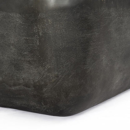 Four Hands - Marlow - Basil Square Outdoor Coffee Table - Aged Grey - 232614-001 veiw 6