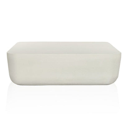 Four Hands - Marlow - Basil Square Outdoor Coffee Table - Matte White Cast Aluminum - 232614-004 veiw 2
