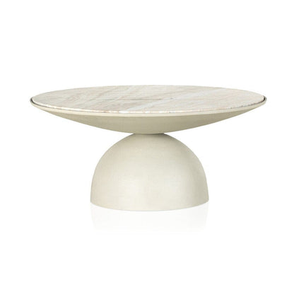Four Hands - Marlow - Corbett Coffee Table - Creamy Taupe Marble - 224138-002 veiw 2