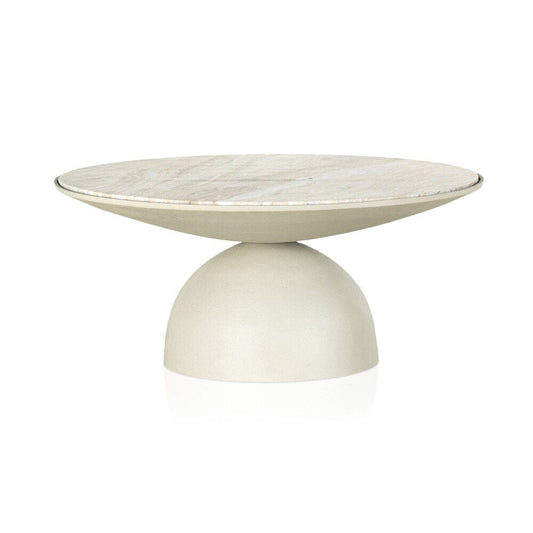 Four Hands - Marlow - Corbett Coffee Table - Creamy Taupe Marble - 224138-002 veiw 2