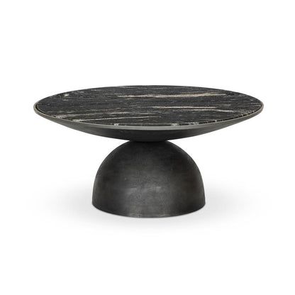 Four Hands - Marlow - Corbett Coffee Table - Polished Black Marble - Small - 224138-005 veiw 2