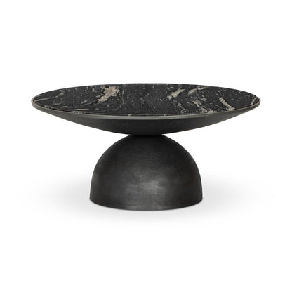 Four Hands - Marlow - Corbett Coffee Table - Polished Black Marble - Small - 224138-005 veiw 3
