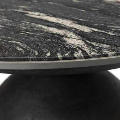 Four Hands - Marlow - Corbett Coffee Table - Polished Black Marble - Small - 224138-005 veiw 7