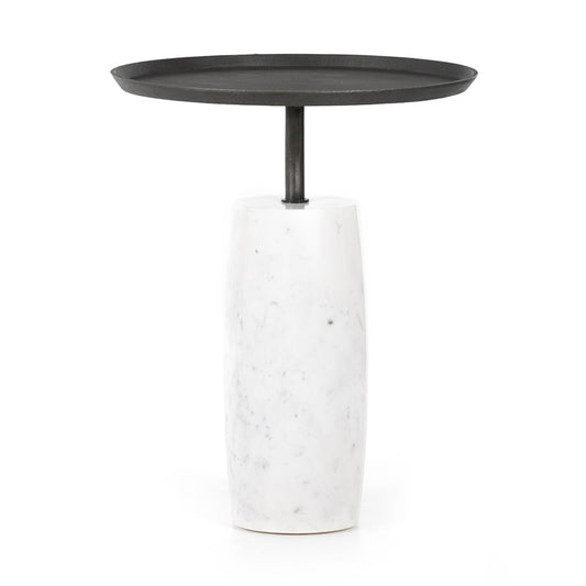 Four Hands - Marlow - Cronos End Table - Hammered Grey - 226804-001 veiw 1