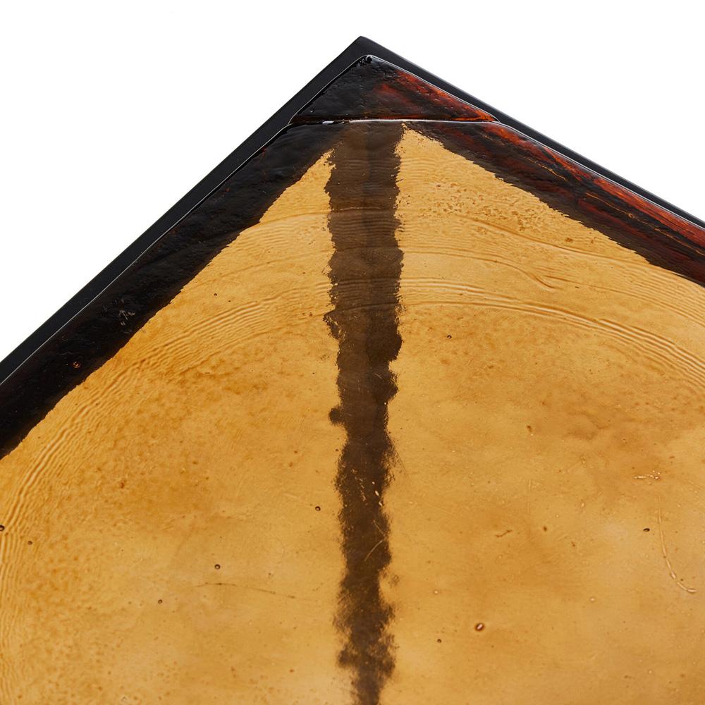 Four Hands - Marlow - Dalston Nesting End Table Set - Amber Cast Glass - 239742-002 veiw 9