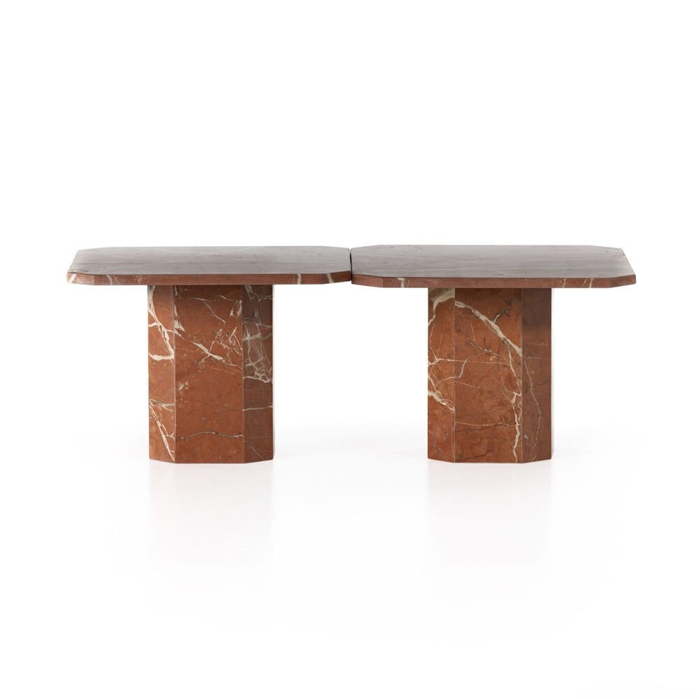 Four Hands - Marlow - Edina Coffee Table-Small Tables - Rusty Marble - 233399-001 veiw 2