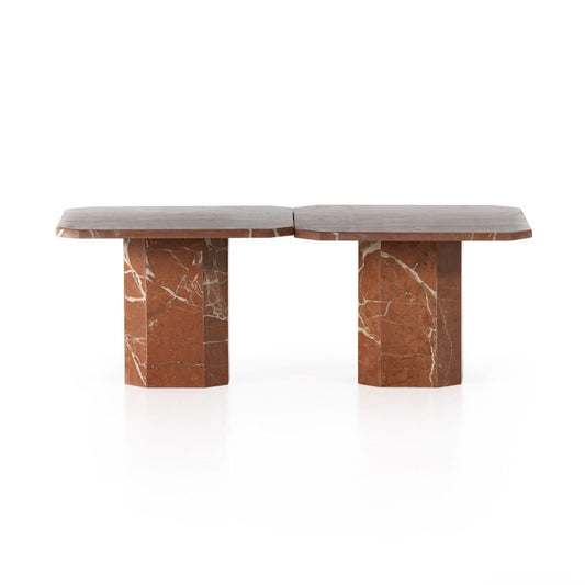 Four Hands - Marlow - Edina Coffee Table-Small Tables - Rusty Marble - 233399-001 veiw 2