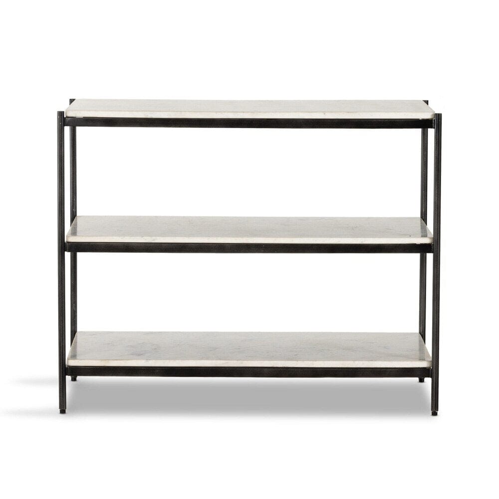 Four Hands - Marlow - Felix Large Nightstand - Polished White Marble - 234788-002 veiw 2