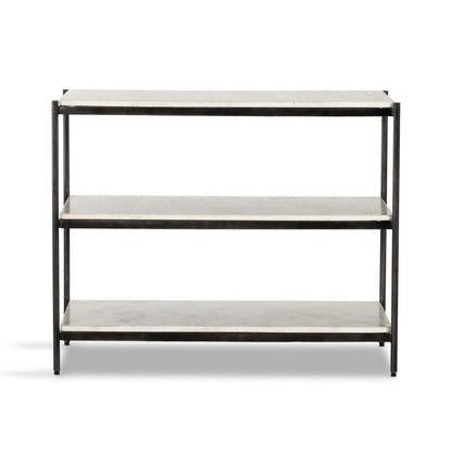 Four Hands - Marlow - Felix Large Nightstand - Polished White Marble - 234788-002 veiw 2