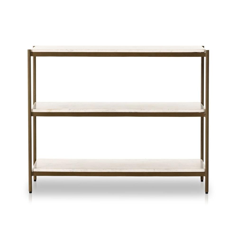 Four Hands - Marlow - Felix Large Nightstand - Polished White Marble - 234788-001 veiw 2