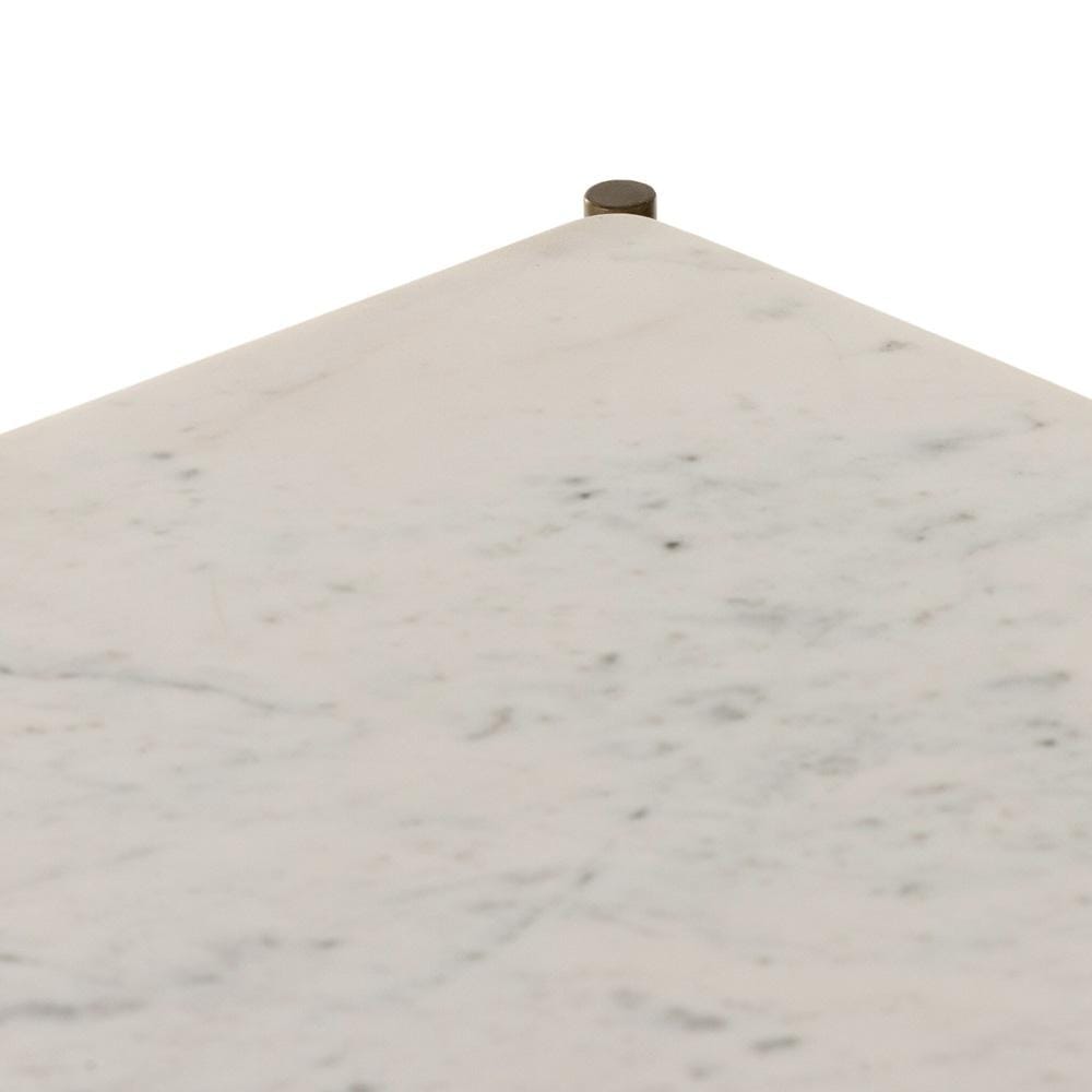 Four Hands - Marlow - Felix Large Nightstand - Polished White Marble - 234788-001 veiw 9