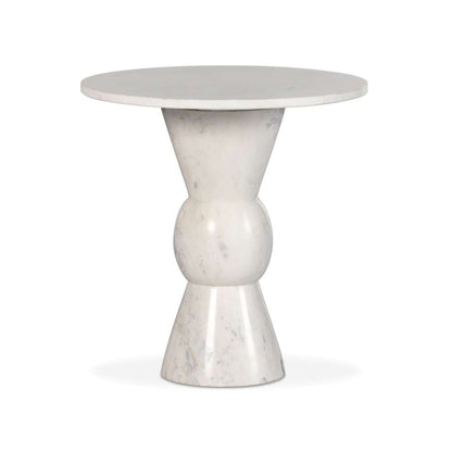 Four Hands - Marlow - Fox End Table-Polished White Marble - 237793-001 veiw 1
