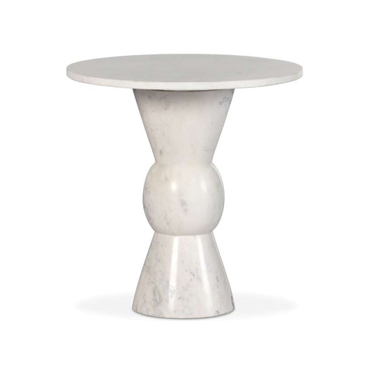 Four Hands - Marlow - Fox End Table-Polished White Marble - 237793-001 veiw 1