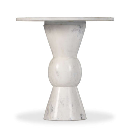 Four Hands - Marlow - Fox End Table-Polished White Marble - 237793-001 veiw 2