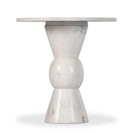 Four Hands - Marlow - Fox End Table-Polished White Marble - 237793-001 veiw 2