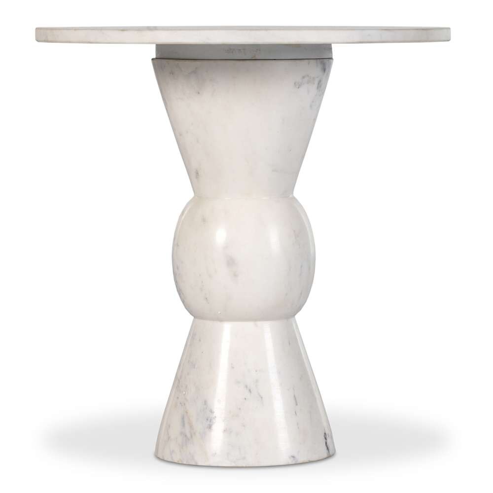 Four Hands - Marlow - Fox End Table-Polished White Marble - 237793-001 veiw 4