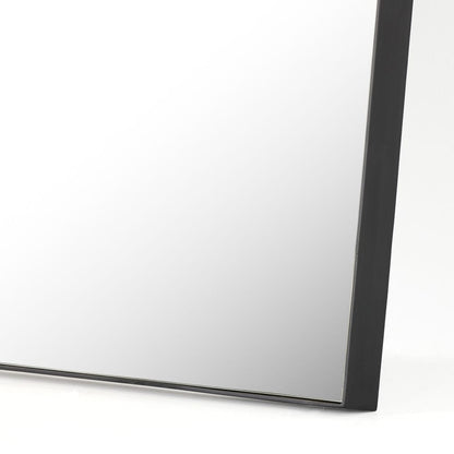 Four Hands - Marlow - Georgina Rectangle Floor Mirror - Iron Matte Black - 237386-002 veiw 3