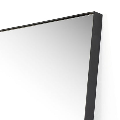 Four Hands - Marlow - Georgina Rectangle Floor Mirror - Iron Matte Black - 237386-002 veiw 4