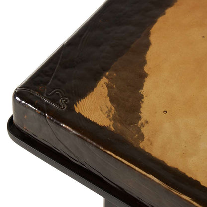Four Hands - Marlow - Giselle End Table-Amber Cast Glass - 237786-001 veiw 4