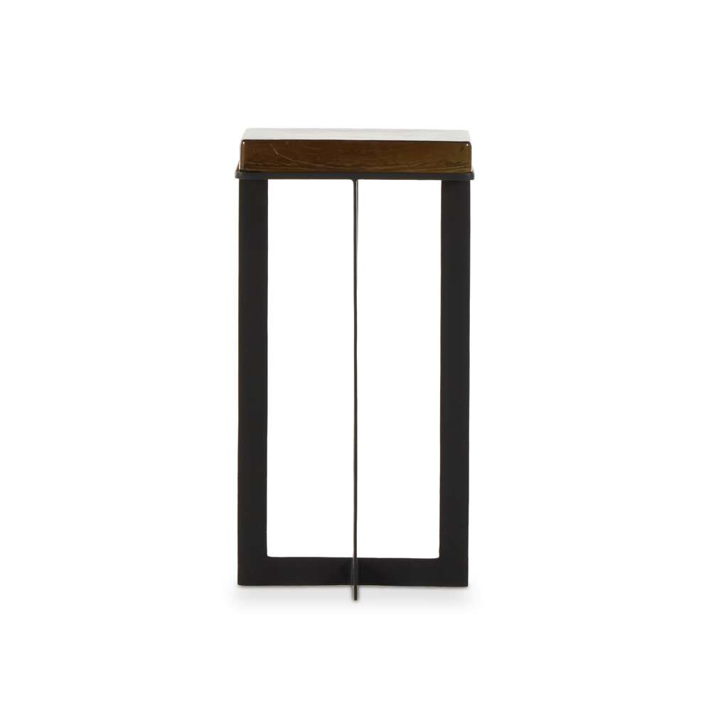 Four Hands - Marlow - Giselle End Table-Amber Cast Glass - 237786-001 veiw 8