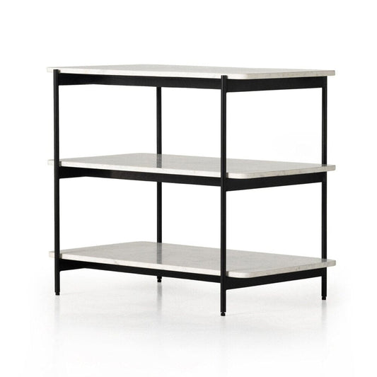 Four Hands - Marlow - Jasper Nightstand - Iron Matte Black - 230970-002 veiw 1