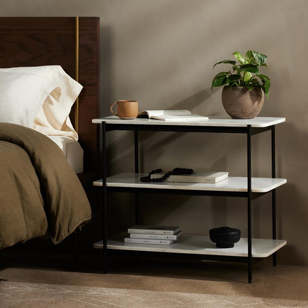 Four Hands - Marlow - Jasper Nightstand - Iron Matte Black - 230970-002 veiw 4