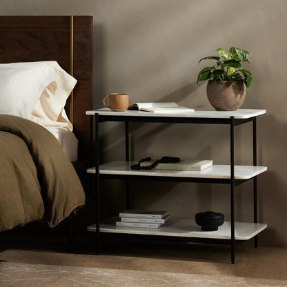 Four Hands - Marlow - Jasper Nightstand - Iron Matte Black - 230970-002 veiw 4