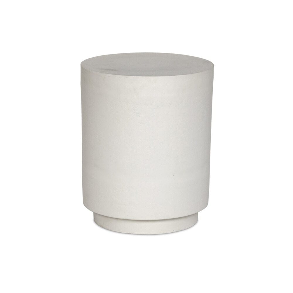 Four Hands - Marlow - Javi Outdoor End Table - Matte White Cast Aluminum - 234500-002 veiw 1