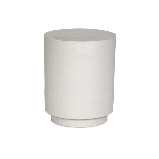 Four Hands - Marlow - Javi Outdoor End Table - Matte White Cast Aluminum - 234500-002 veiw 2