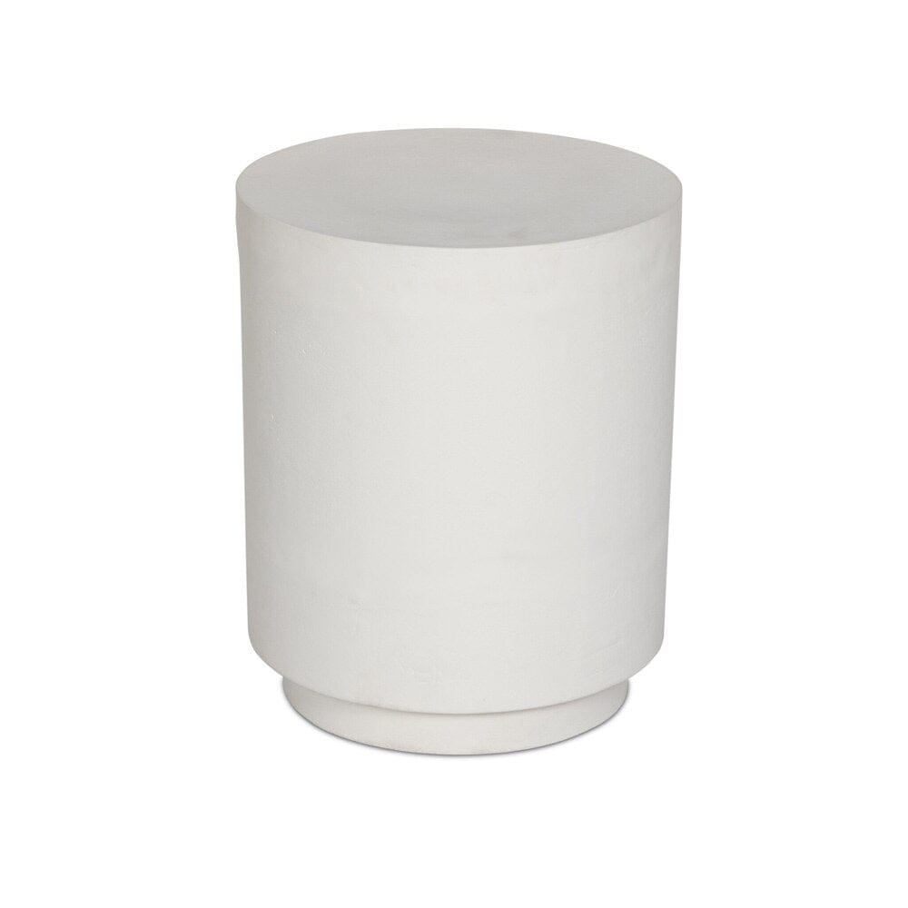 Four Hands - Marlow - Javi Outdoor End Table - Matte White Cast Aluminum - 234500-002 veiw 3