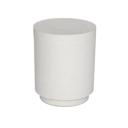 Four Hands - Marlow - Javi Outdoor End Table - Matte White Cast Aluminum - 234500-002 veiw 3