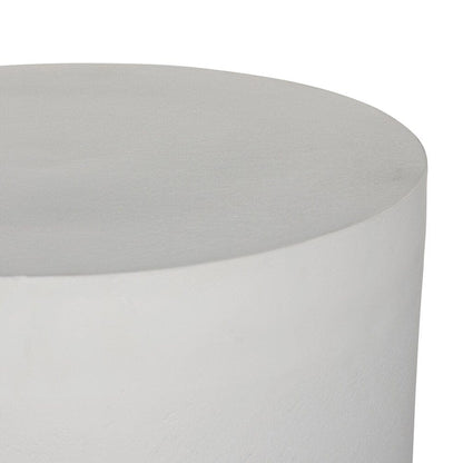 Four Hands - Marlow - Javi Outdoor End Table - Matte White Cast Aluminum - 234500-002 veiw 4