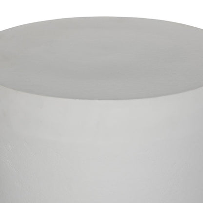 Four Hands - Marlow - Javi Outdoor End Table - Matte White Cast Aluminum - 234500-002 veiw 5