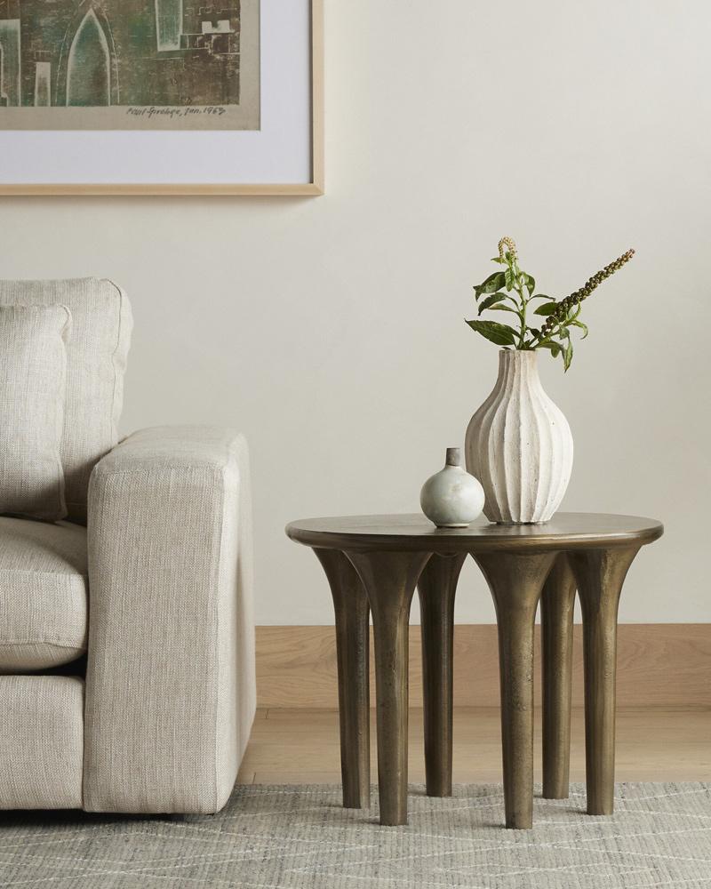 Four Hands - Marlow - Kelden End Table - Aged Bronze - 233026-001 veiw 3