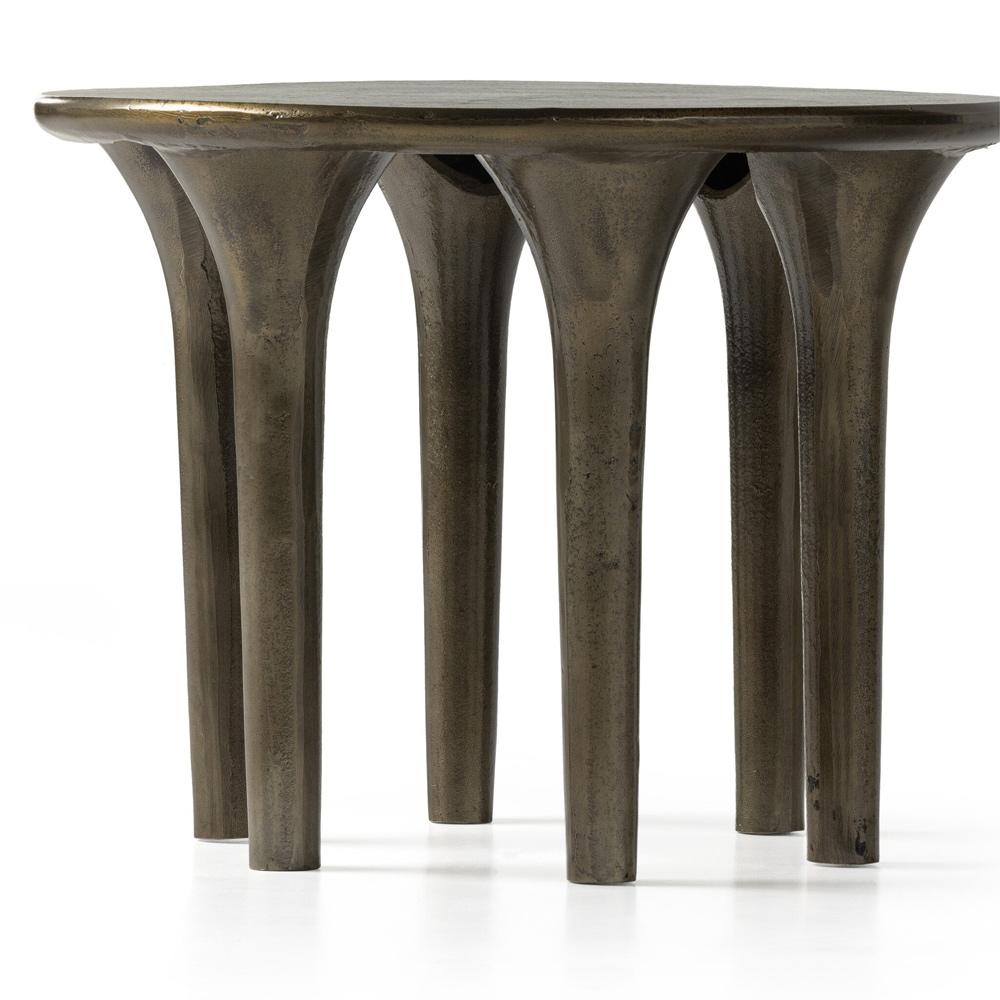 Four Hands - Marlow - Kelden End Table - Aged Bronze - 233026-001 veiw 4