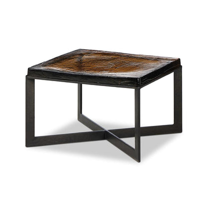 Four Hands - Marlow - Lennie Cast Glass Bunching Table - Amber Cast Glass - 239914-001 veiw 1