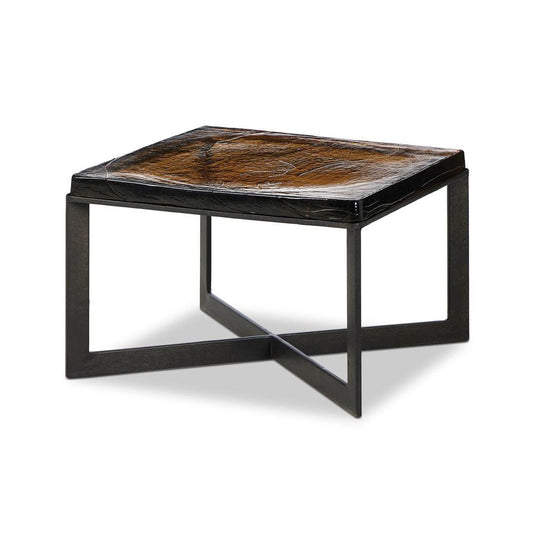 Four Hands - Marlow - Lennie Cast Glass Bunching Table - Amber Cast Glass - 239914-001 veiw 1