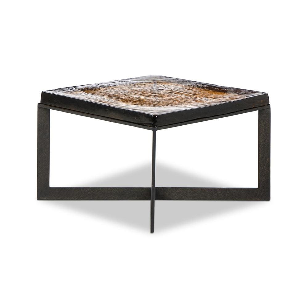 Four Hands - Marlow - Lennie Cast Glass Bunching Table - Amber Cast Glass - 239914-001 veiw 3