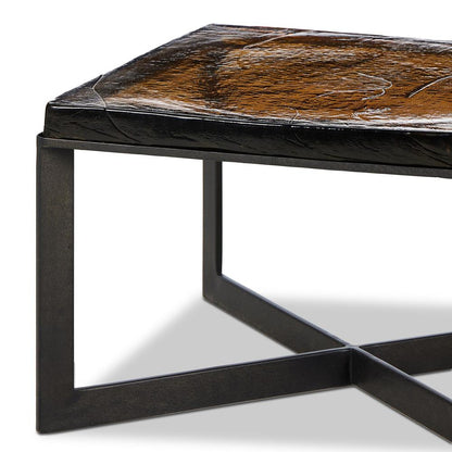 Four Hands - Marlow - Lennie Cast Glass Bunching Table - Amber Cast Glass - 239914-001 veiw 7