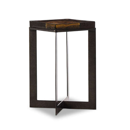 Four Hands - Marlow - Lennie Cast Glass End Table - Amber - 239911-001 veiw 3