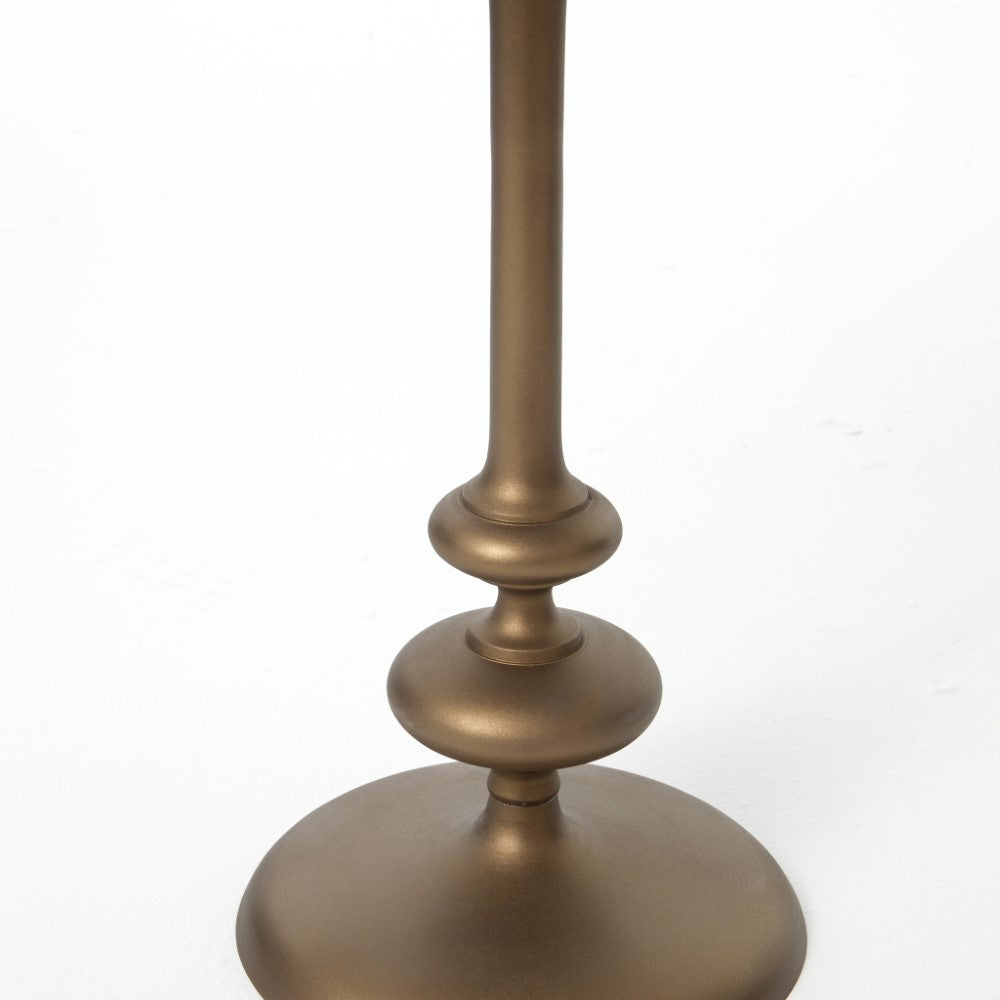 Four Hands - Marlow Matchstick Pedestal Table - Matte Brass - IMAR-07-MBR veiw 2