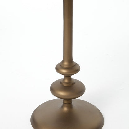 Four Hands - Marlow Matchstick Pedestal Table - Matte Brass - IMAR-07-MBR veiw 2