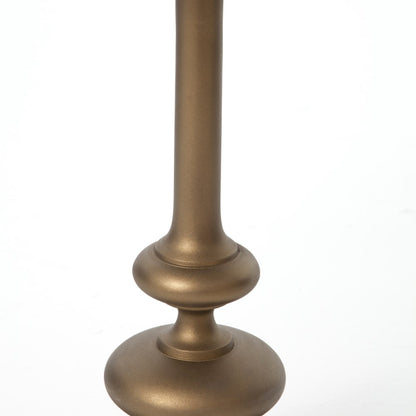 Four Hands - Marlow Matchstick Pedestal Table - Matte Brass - IMAR-07-MBR veiw 3