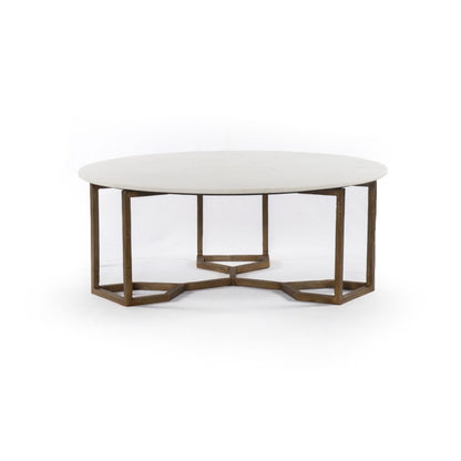 Four Hands - Naomi Coffee Table - Raw Brass - IMAR-186 veiw 1
