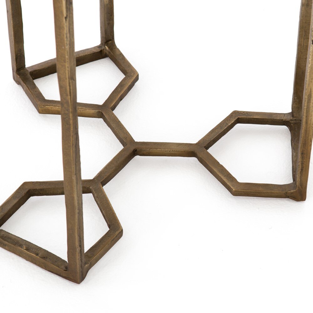 Four Hands - Naomi Marble End Table - IMAR-205 veiw 4